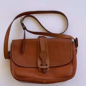 Vintage Dooney & Bourke Essex Crossbody Saddle Bag